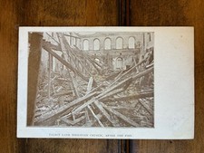 Postcard   Rotherham Talbot Lane Church after the fire 