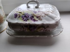 Victorian violets fine - violets, bone