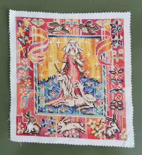Completed cross stitch - completed,