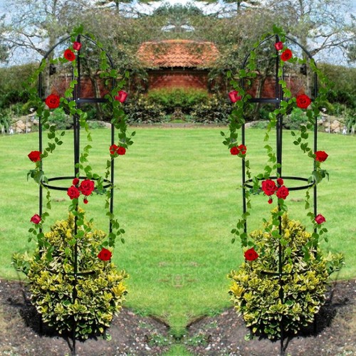 Garden obelisk 2pc set - obelisk,