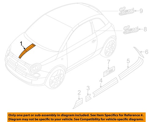 Fiat oem 2012 500 - 2012, stripe