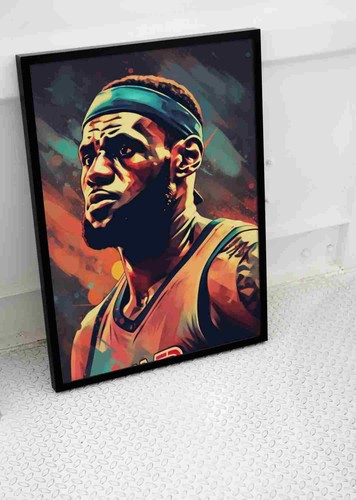 Basketball lebron james poster - lebron,