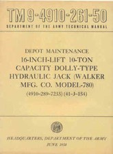 TM9-4910-261-50 Hydraulic Jack