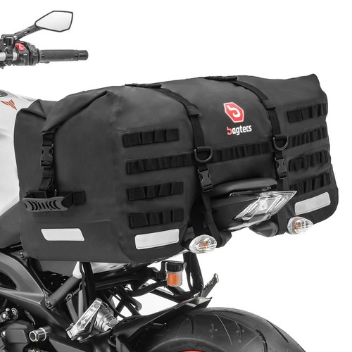Rear motorcycle saddle - saddle, bag