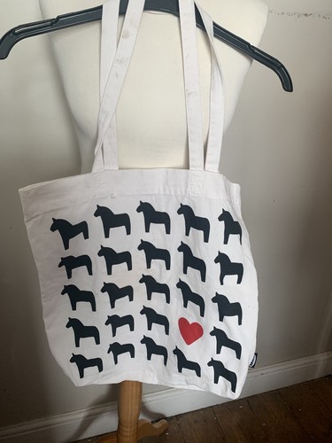 Vintage ikea tote bag horse - ikea,