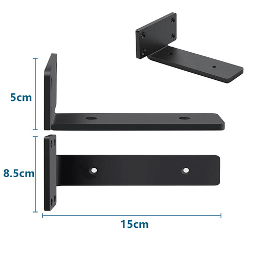 Floating shelf brackets - 2-6x,