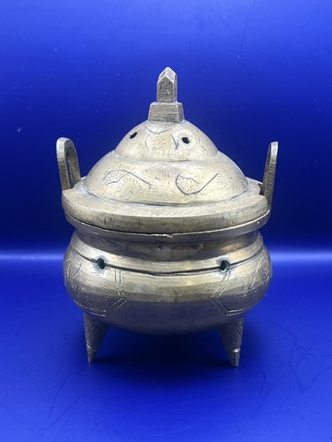 Chinese brass tripod - chinese, incense