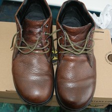 Dr. Martens Barnie Leather Chukka Boots Dark Brown Grizzly UK 9 Hardly Worn