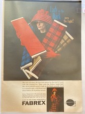 1959 Fabrex Fabric Print Ad
