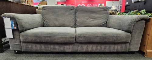 Grey three seater - sofa, cs