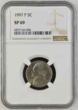 1997 P 5c Jefferson Special