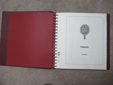 LINDNER Printed Album for FRANCE 1945 - 1960 with 335 stamps - Mint & Used