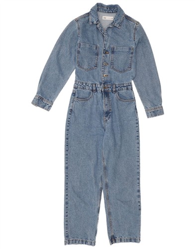 Zara womens denim jumpsuit - denim, uk
