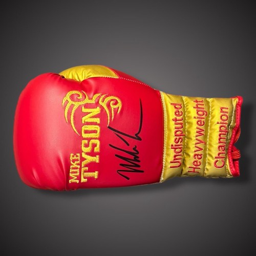 Mike tyson hand signed - tyson,