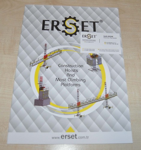 Erset construction hoists mast - erset,