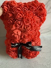 Roses Bear 25cm red birthday