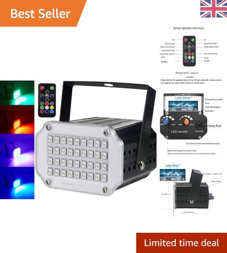 Led disco strobe light with - 36,