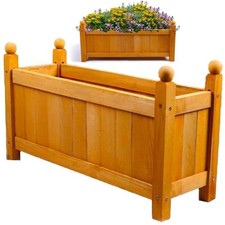 Large wooden garden - wooden, planter