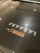 Ferrari Style Leather Keyring