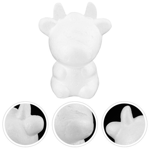 5pcs cow ornament unfinished - ornament,