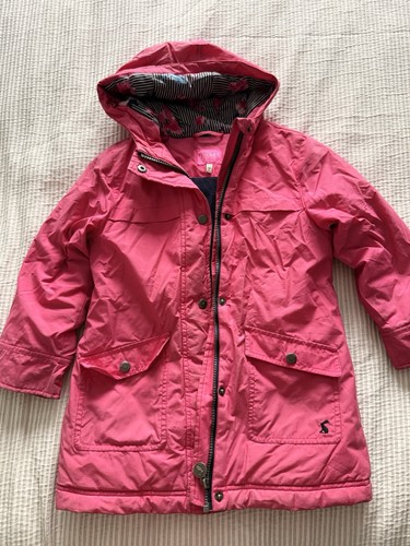 Joules girls pink hooded - girls,