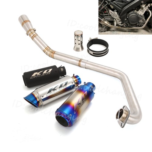 Exhaust front link - front, pipe