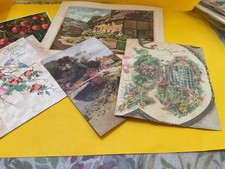 5x Vintage Greeting Cards From