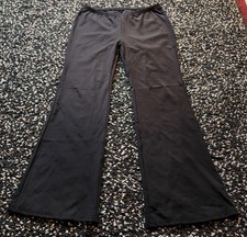 BLACK STRETCH BOOTCUT TROUSERS/YOGA PANTS - XXL (UK 18-20)