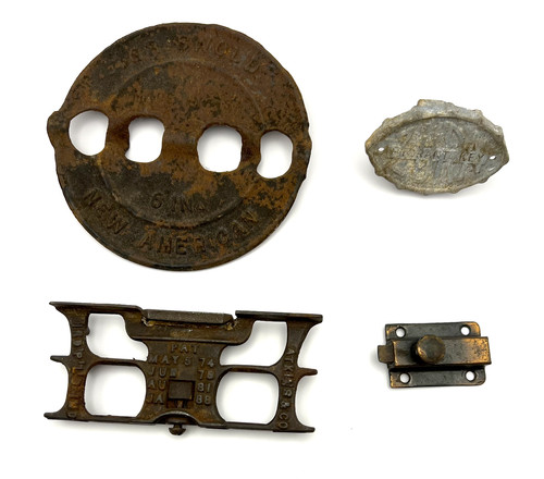Lot antique metal - lot,