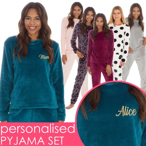 Personalised ladies pyjama top - ladies,