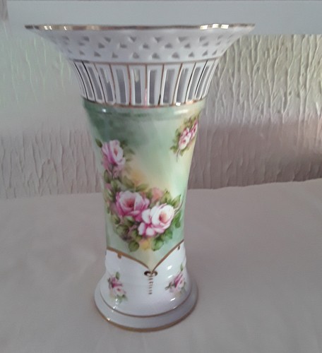 Vase with flowers hand - flowers, painted