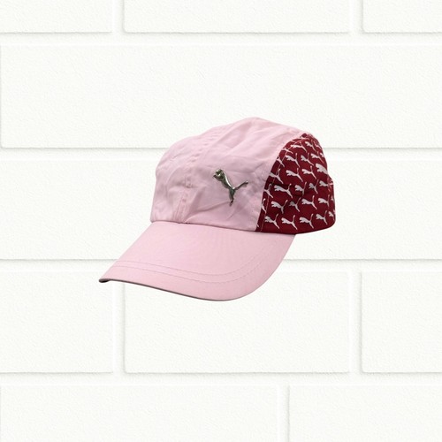 Puma cap pink burgundy logo - puma,