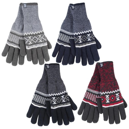 Mens knitted gloves - mens, by