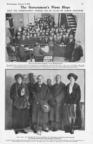 Winston churchill visits the - visits,