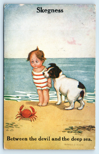 Postcard skegness humour - postcard,