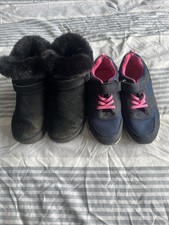 Girls Shoe Bundle, Furry Boots