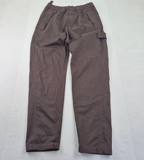 STONE ISLAND Cargo Trousers W30 L30 Brown Ghost Men's Cotton Wool Blend Casual