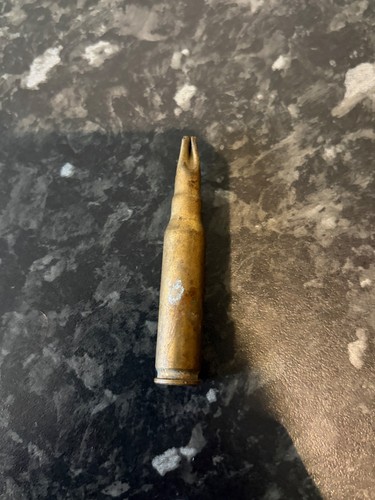 Empty brass nato casing