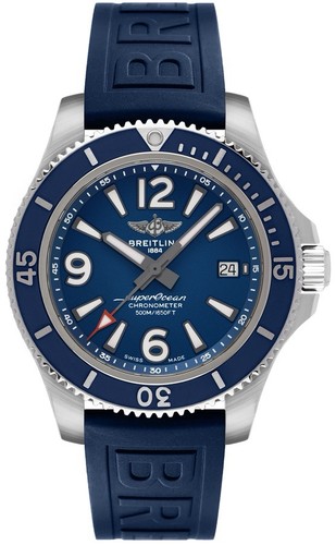 Breitling 20mm navy blue - blue, strap