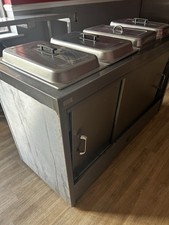 Apollo Hot Cupboard Food Warmer Holds 4 Full-Size GN Pans Collection Only HA4