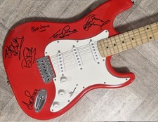 Guitar Signed by Various 60s