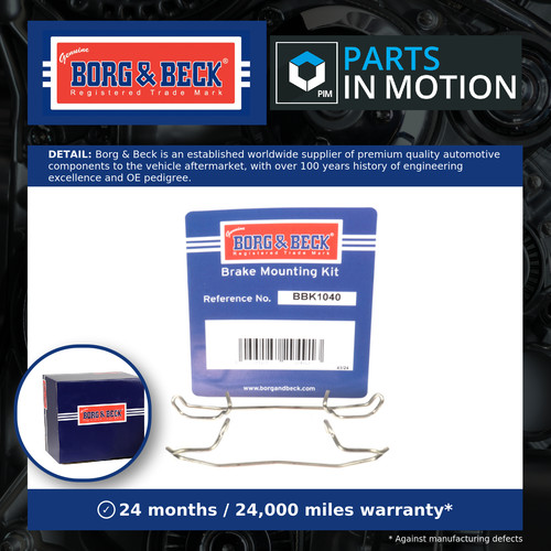 Brake pad fitting kit - brake, vw