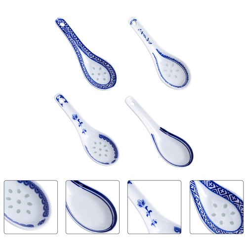 4pcs sugar spoons ceramic - spoons,
