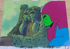 He-Man vintage animation art - original Cel & copy background - TRAP JAW