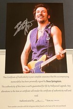 Bruce Springsteen Signed 8x10 Photo Autograph, Authentic, COA The Boss