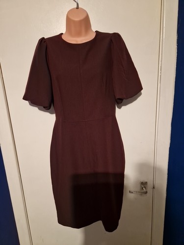 Oasis dress size burgundy - size,