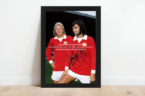Denis law george best signed - law,