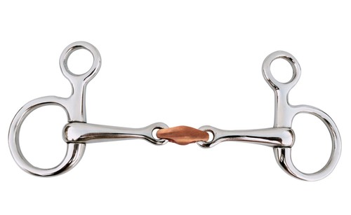 Hanging cheek snaffle baucher - cheek,