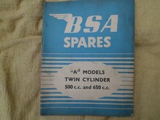 Genuine 1958 bsa spares - genuine,