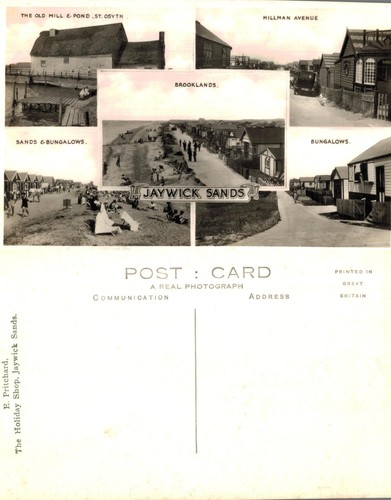 Vintage postcard jaywick - postcard,